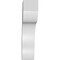 Ekena Millwork 5-in. W x 16-in. D x 22-in. H Stanfield Architectural Grade PVC Knee Brace BRCP05X16X22STA - alternate 4